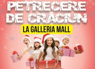 Petrecere dată de Moș Crăciun, la Galleria Mall