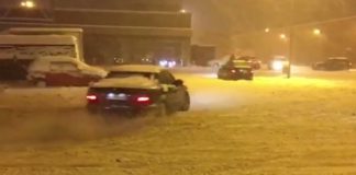 Iubitori de drifturi din Buzău, amendați de polițiștii din Galați