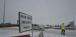 Circulatia rutiera, oprita pe doua drumuri nationale, in judetul Buzau