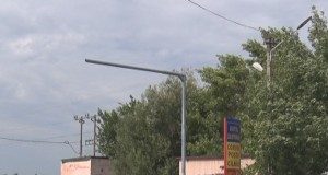 Camere mobile amplasate la Poșta Câlnău până la refacerea sistemului distrus de un şofer