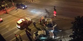 Culmea ghinionului! A intrat în plin în mașina poliției