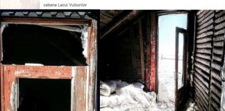 Cabana de vânătoare de lângă Lacul Vulturilor, vandalizată