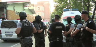 Bătaie ca în filme în curtea Spitalului Județean