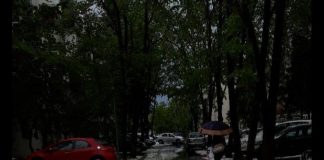 Ploaia cu piatra a facut prapad in judet. La Vernesti stratul de gheata a avut cativa centimetri