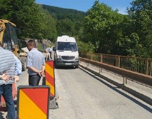 Lucrările la viaductul Giurca, de pe DN 10, întârzie