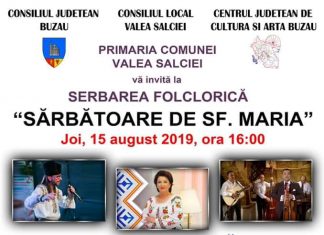 Petrecere mare la Valea Salciei, de Sfânta Maria