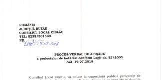 Primăria Cislău se pregătește pentru “Legendele Cislăului”. Au fost alocați 30.000 de lei