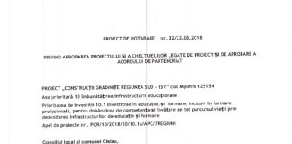 Veste bună pentru comunitatea din Cislău. A fost votat proiectul de construire a unei noi grădinițe