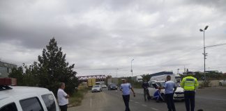 Șofer de tir macedonean, spulberat de mașină la Vama Buzău