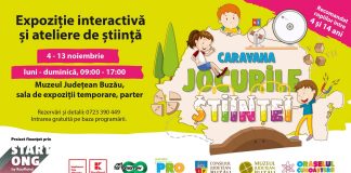 „Caravana Jocurile Științei”, din nou, la Muzeul Județean Buzău
