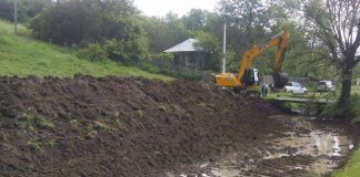 CISLĂU. Lucrări de refacere a înfrastructurii, după inundații