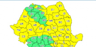 Buzăul, sub cod galben de ninsori și viscol