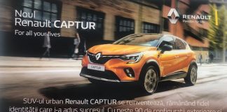Renault deschide comenzile pentru Noul Captur, modelul său pionier şi lider în Europa pe segmentul SUV-urilor urbane