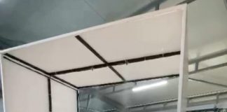 Tunel dezinfectant și 100 de viziere, donate pentru Spitalul Gârlași