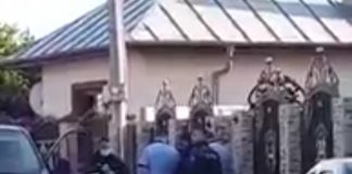VIDEO! Buzoian pus la pământ și săltat de jandarmi, de pe strada Viilor! Era băut, a înjurat jandarmii și s-a opus legitimării!