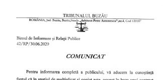 De la ce a pornit incendiul din incinta Tribunalului Buzău? Precizări oficiale