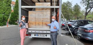 Din Taiwan! Viziere și ochelari de protecție, donație pentru Spitalului Județean Buzău