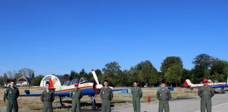 FOTO! Ei sunt noii elevi de la Baza Aeriană Boboc! „Vă întrebaţi cum este senzaţia primului zbor?”