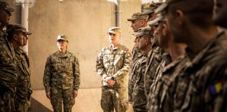 FOTO! Inedit, la Buzău! Femeia ofițer care a comandat polițiștii militari în Afganistan!