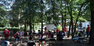 FOTO! În Parcul Marghiloman. Zeci de copii buzoieni au participat. Lecție de igienă orală predată de voluntarii de la Crucea Roșie
