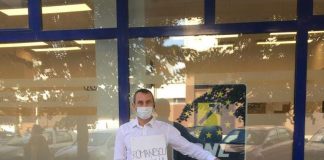 Protest în fața sediului PNL! „Romanescu, omul PSD-ului! Demisia!”