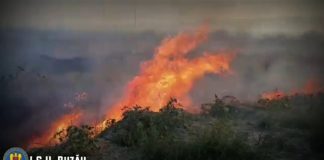 Incendiu provocat, la Cândești! Pompierii au luptat cu flăcările aproape 5 ore