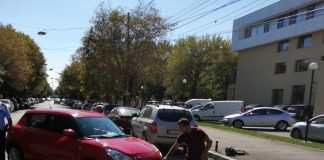 UPDATE! Accident pe Spiru Haret! Impact între o motocicletă și o mașină