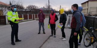 (FOTO) Acțiune preventivă, după o tragedie, la Puiești. Bicicliștii, în vizorul polițiștilor