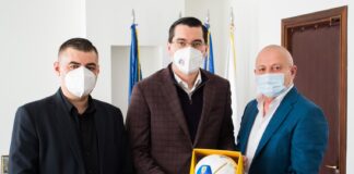 Galerie FOTO! Președintele și vicele CJ, întâlnire cu șeful FRF. Unde a mai fost Burleanu