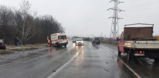 (FOTO) ULTIMĂ ORĂ! Tânără rănită! Accident pe șoseaua de centură a Buzăului