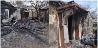 (FOTO) Le-a ars casa! Familie cu doi copii, fără acoperiș! Apelul primarului