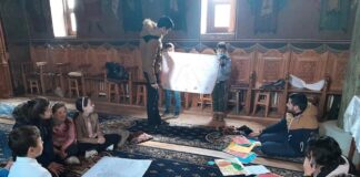 (FOTO) Ateliere de istorie, în biserică