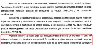 DOCUMENT! „Bătaie de joc pentru cei 133 de eroi!… O guvernare ticăloasă!”