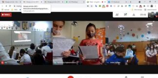 (FOTO) Elevi de la Pedagogic, experiență online cu elevi greci