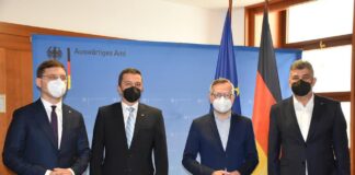 (FOTO) Ciolacu, întâlnire la Berlin. Dialog cu Ministrul Federal al Afacerilor Europene