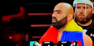 Ultimă oră! Buzoianul Dinu, la podea! Făcut repede KO, în meciul pentru centura interimară WBA!