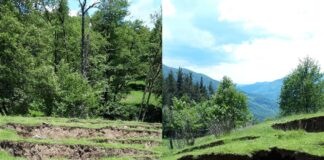 S-a oprit! Ce spun autoritățile despre alunecarea de teren de la Bâsca Roziliei