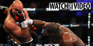 Vezi aici prima reacție a pugilistului Bogdan Dinu, după ce a fost făcut KO în meciul pentru CENTURA WBA!