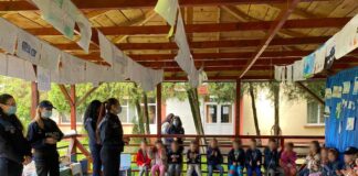 (FOTO) „Prietenul meu, polițistul”, la Grădinița BOBOCEI