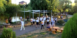 Galerie FOTO! Concerte de promenadă, în parcurile din Buzău, susținute de fanfara militară