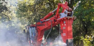 Galerie FOTO! Gura Teghii. Drum blocat de bolovani. Au intervenit și militarii