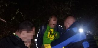 (FOTO) Bărbat rătăcit și rănit, salvat de jandarmii montani