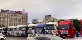 Ciolacu, alături de transportatorii care protestează la Guvern
