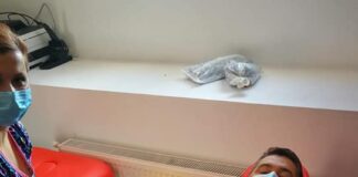 Poșta Câlnău. Caravană mobilă pentru donare de sânge. Și primarul a participat