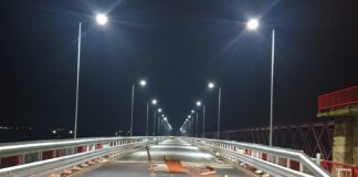 (FOTO) Podul de la Vadu Pașii, aproape de deschidere. Ce spune președintele Neagu