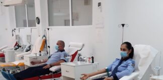 (FOTO) Polițiști buzoieni donatori de sânge