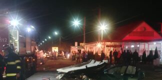 (UPDATE|FOTO) Șofer băut, patru răniți! Accident grav, trafic blocat pe E85, la ieșire din Poșta Câlnău!