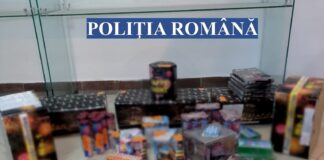 (FOTO) FLAGRANT! Zeci de kilograme de articole pirotehnice, confiscate de polițiști