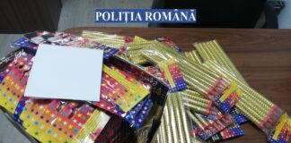 (FOTO) Încă o „captură”! Le-au confiscat… artificiile de tort