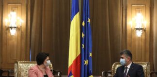 (FOTO) Președintele Marcel Ciolacu, întâlnire cu premierul Moldovei, Natalia Gavrilița